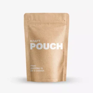 Yellow Kraft Paper Stand Up Pouch