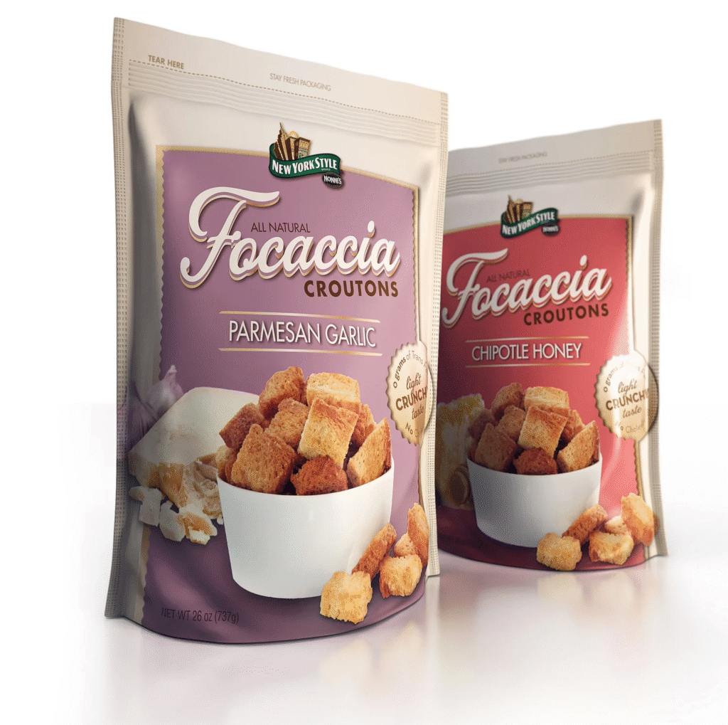 Flexible Packaging Suitable for Croutons